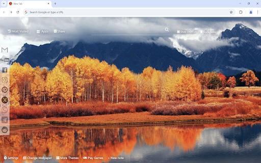 Autumn Wallpaper :: Autumn Wallpaper turn new tab to custom HD Autumn background. Autumn wallpaper background themes created for fans.