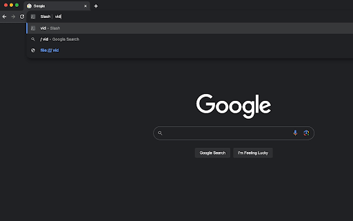 Slash :: Use '/' in the nav bar, then space or tab, followed by a shortcut command key to access favourite sites.