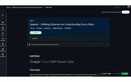 QwikScore Pro by Orbit of Ops :: Supercharge Google Cloud Skills Boost & Qwiklabs! Auto-reveal scores, copy commands, dark mode & auto-check progress.