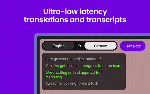 EzDubs - Google Meet Video Call Translator :: Translate your meetings with real-time voice translation
