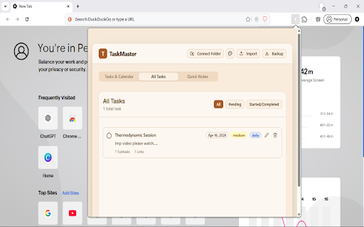 TaskMaster :: Your personal task and note manager.