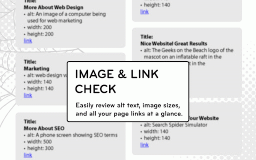 Search Spider :: See what a search spider sees when it crawls your page.