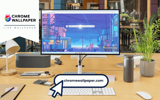 Lofi Tokyo City Japanese Live Wallpaper :: Dreamy lofi Tokyo street scene with cute cat, train, and pastel purple-blue aesthetic.