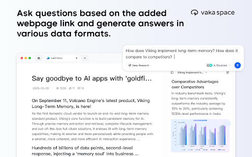 Vaka Knowledge Assistant :: Save web pages, PDFs, and YouTube videos — build your private Q&A engine.