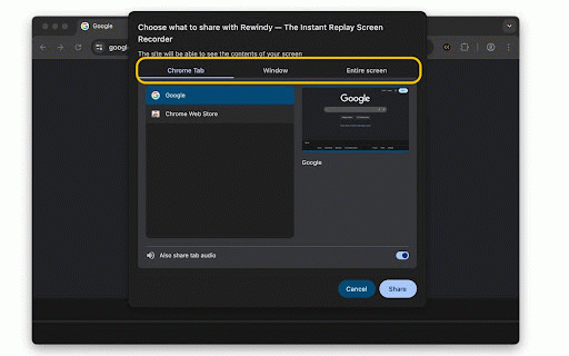 Rewindy — The Instant Replay Screen Recorder :: Your screen's time machine. Instantly save any moment, clip, or glitch you just missed on your screen.