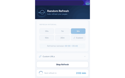 Random Refresh :: Refresh page randomly in time range
