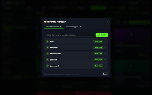 Klip Tools for Kick :: View, filter clippers, and bulk download clips from Kick channels and games with sortable tables and fast video downloads.
