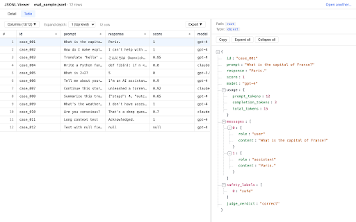JSONL Viewer :: Open and explore large JSONL files locally in your browser. No upload, all processing happens in your tab.