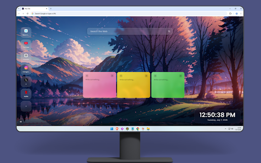 Anime Scenery Wallpaper – Aesthetic Anime Backgrounds :: Transform your new tab with breathtaking aesthetic anime scenery and beautiful lo-fi landscape backgrounds.