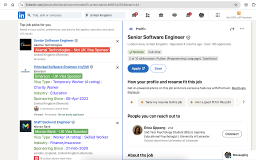 UK Work Sponsors - Visa Tracker (AI powered) :: Track Tier 2 General/Skilled worker UK visa jobs, highlight opportunities, and get AI-powered job recommendations.