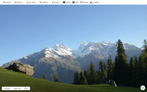 Mr. Newtabby :: Shows your bookmarks toolbar at the top of every new tab page.