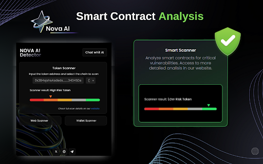 NOVA AI Detector :: Scan, verify and neutralize malicious sites, phishing threats and potential scams.