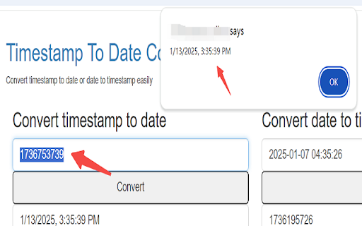 Timestamp to Readable Time :: Convert timestamp to readable time in real-time.