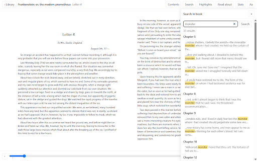EPUB Reader - Local & Private :: Read EPUB books in Chrome, fully offline. Library, search, paginated or scrolling, themes. Nothing leaves your computer.