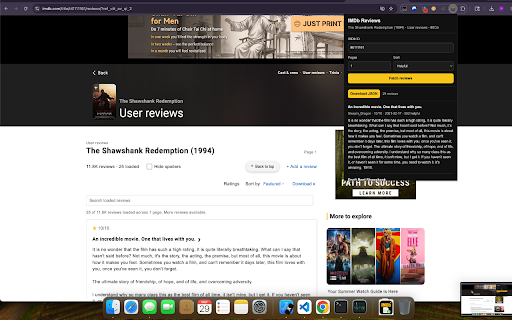 IMDb Power Tools: No-Login Reviews & Ratings :: Add no-login IMDb reviews, ratings, episode charts, cast previews, and verified watch options.