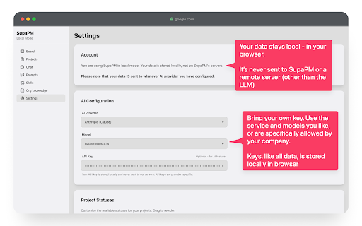 SupaPM :: AI-powered product management assistant with context-aware chat