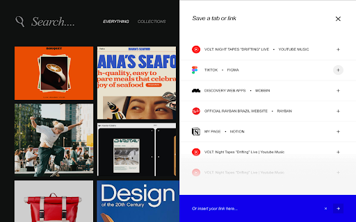 Lupe :: Save and organize links visually