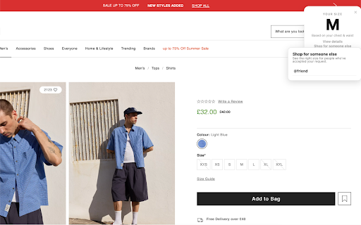 Shop-With-Tailor :: AI-powered size recommendations