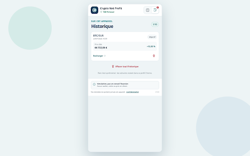 Crypto Net Profit :: Calculez votre seuil de rentabilité et votre rendement crypto net après frais et slippage.