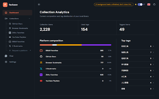 favbase :: Turn your social media bookmarks into a searchable knowledge base