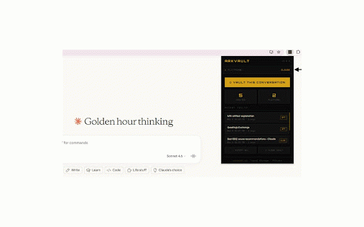ArkVault — AI Memory Vault :: Vault your AI conversations from ChatGPT, Claude, Gemini, and more. Local only. Private. Yours forever.