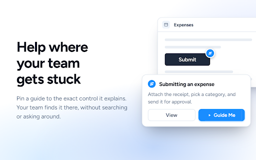 Stepwright :: Record browser workflows as step-by-step guides and play them back with Guide Me.