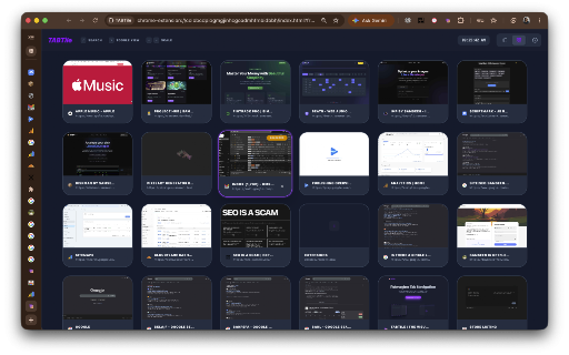 TABTile :: Visualize and switch tabs with a 3D carousel or tile grid.