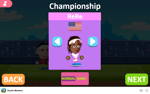 Tennis Masters Game - Challenge friends or the computer in 2-player mode! :: Experience thrilling tennis action in your browser with intuitive controls and offline play!