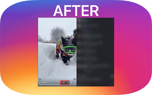InstaPlayer :: Adds playback controls, volume slider, and progress bar to Instagram videos.