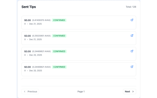 Tippikl :: Frictionless tipping across social platforms