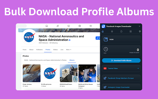 Facebook Images Downloader :: Instantly download Facebook photos from albums, profiles & groups. Fast, private & easy for FB photo downloads.