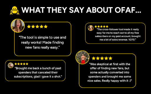 OnlyFans Expired Fans Follower & Follow Bot :: The only working FollowBot used by thousands of OnlyFans creators. Earn more money on OnlyFans by selling PPV in the DMs.