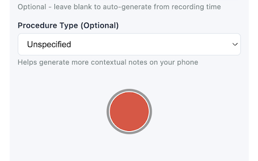 CareNotes - Medical Documentation Assistant :: Record, transcribe, and generate medical notes automatically