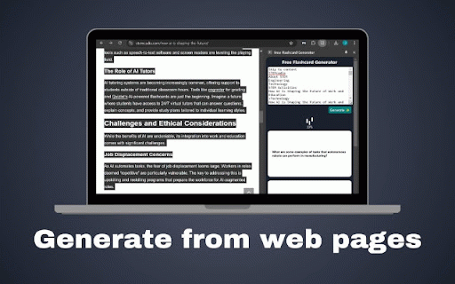 Free Flashcard Generator :: Turn study material into flashcards with AI