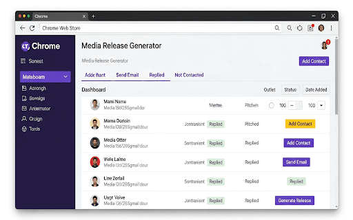 Media Release Generator :: AI-powered media release generator for news, podcasts and social media. Create press releases and format for social.