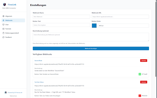 FlowLink: N8N-Connector für Chrome :: Dein N8N Connector - Powered by KI-Heroes.net