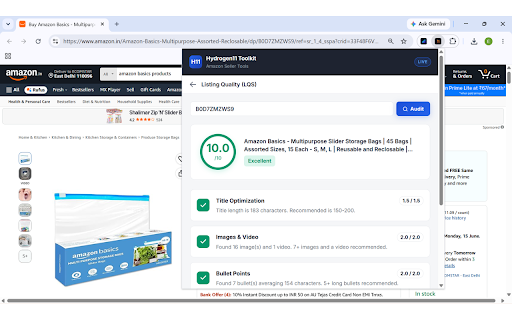 Amazon Keyword And Product Research Extension Tool For Sellers - Hydrogen11 :: Free Keyword & Product Research Tool for Amazon Sellers. Get Search Volume, Trends, and Listing Intelligence.