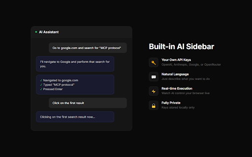 Apex Agent :: Connect AI code editors to your real browser via MCP. Automate, inspect, and debug web pages with trusted input.