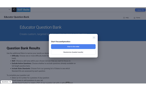 Scorely — Digital SAT Practice, Instant Scoring & Mistake Journal :: Free, local-first SAT practice & prep: score the Question Bank, journal mistakes, track weak areas, flag questions, calculator.