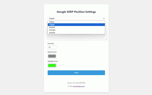 Google Sıra Numarası :: Google arama sonuçlarına otomatik sıra numarası ekler.