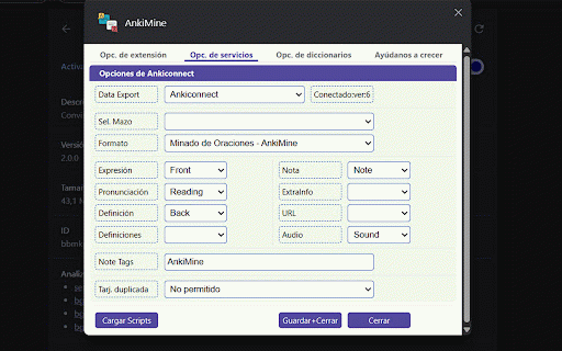 AnkiMine :: Turn sentence mining into an easy experience with our AnkiMine extension.