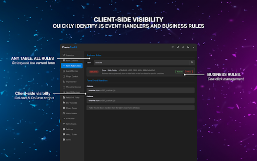 Power-Toolkit for Power Apps :: A client-side toolkit for Power Apps and Dynamics365 developers to inspect, debug, and manipulate data.