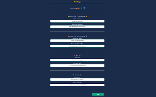 Trouble Ticketing Management Utils :: Quick access to ticket URL for following trouble ticketing systems: Service Now, JIRA and ClickUp.