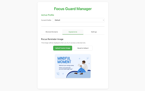 Focus Guard :: Protects your focus by intercepting distracting websites