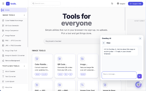 OwnKey AI - Translate & Summarize Web :: Summarize web pages, chat with AI, and translate selected text using your own Gemini, OpenAI, Mistral, or Groq API key.