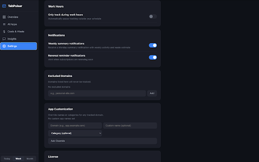 TabPulsar — Screen Time for Work Apps :: See which work tools you actually use, how much they cost per minute, and where you're bleeding money on unused subscriptions.