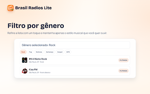 Brasil Radios Lite: +670 Rádios Ao Vivo Sem Anúncios :: Ouça rádios brasileiras ao vivo, sem anúncios e sem complicação.