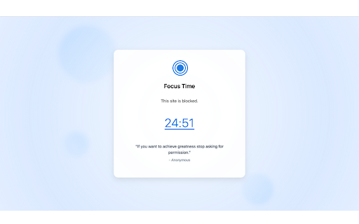 Pomodoro Timer & Website Blocker – Focus Orbit :: Boost Your Focus with Focus Orbit – Combination of Pomodoro Timer and Website Blocker for Chrome