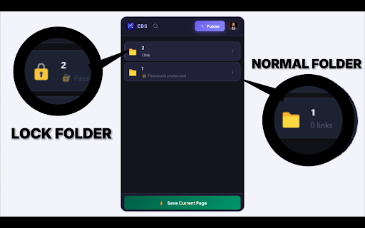 Easy Bookmark Saver :: Save, organize, and sync your bookmarks in folders. Password-protect private folders. Access your links from anywhere.