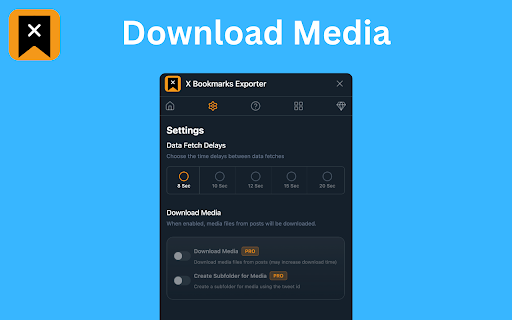 X Bookmarks Exporter - Export Twitter Bookmarks :: Download X (Twitter) bookmarks instantly as CSV, JSON, or XLSX. One-click export for backup, offline access, or sharing.